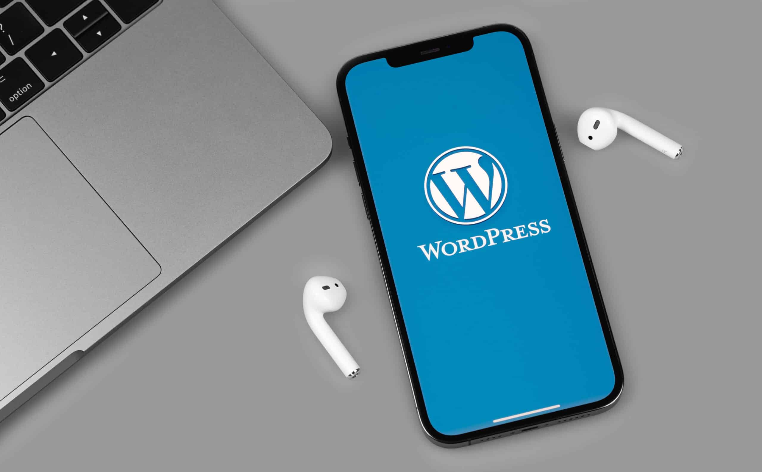 WordPress mobile on iPhone